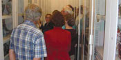 TCC Members exploring the ceramics storage area of the Philadelphia Museum of Art